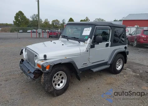 2004 Jeep Wrangler X из США, поврежденный, VIN 1J4FA39S74P793012